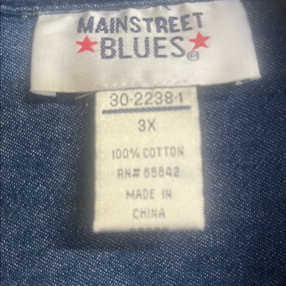 Denim Button-Up Shirt - Picture 2 of 2